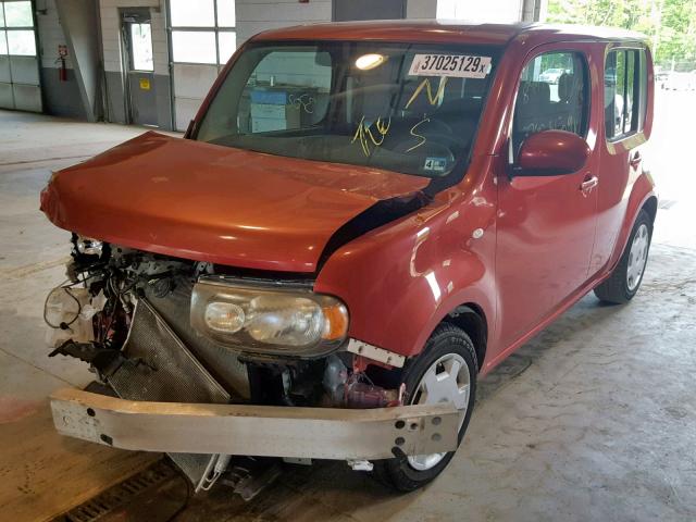 JN8AZ2KR3AT157141 - 2010 NISSAN CUBE BASE RED photo 2