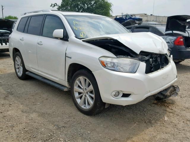 JTEEW44A382019197 - 2008 TOYOTA HIGHLANDER WHITE photo 1