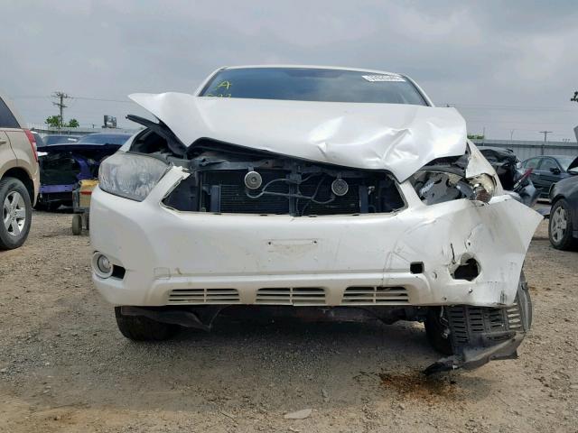 JTEEW44A382019197 - 2008 TOYOTA HIGHLANDER WHITE photo 7