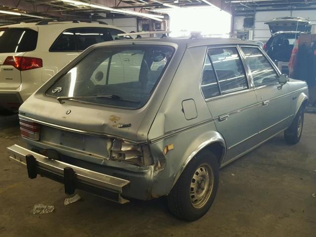 ZL44A9D159969 - 1979 DODGE OMNI BLUE photo 4