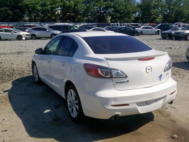 JM1BL1U69B1449307 - 2011 MAZDA 3 S WHITE photo 3