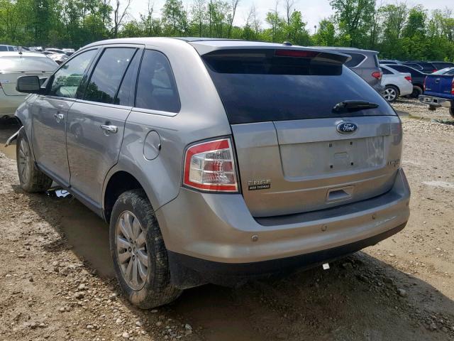 2FMDK49C28BA84991 - 2008 FORD EDGE LIMIT SILVER photo 3