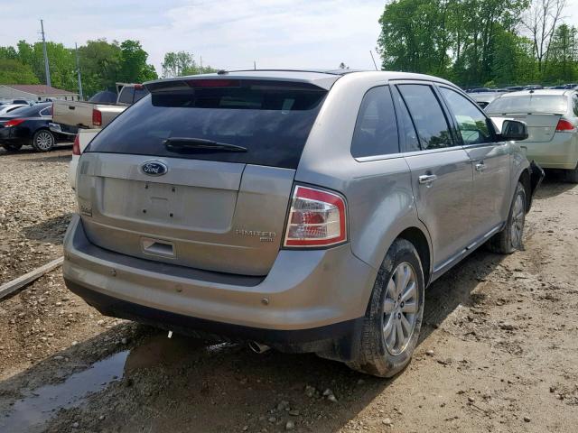 2FMDK49C28BA84991 - 2008 FORD EDGE LIMIT SILVER photo 4