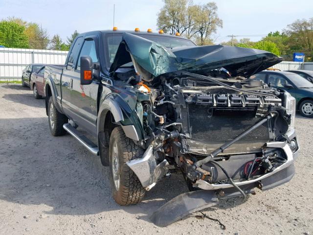 1FT8X3BT8BEC89853 - 2011 FORD F350 SUPER GREEN photo 1