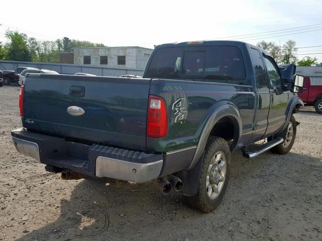 1FT8X3BT8BEC89853 - 2011 FORD F350 SUPER GREEN photo 4