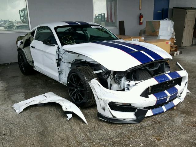 1FA6P8JZ0G5525709 - 2016 FORD MUSTANG SH WHITE photo 1