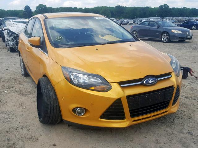 1FAHP3J24CL189311 - 2012 FORD FOCUS TITA YELLOW photo 1