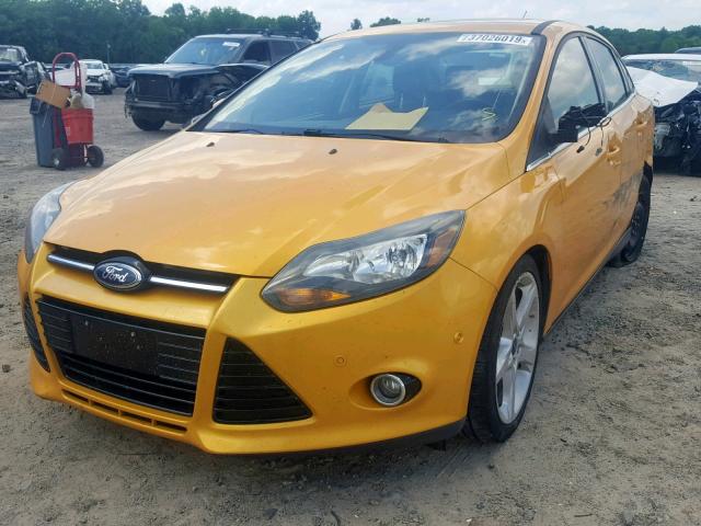 1FAHP3J24CL189311 - 2012 FORD FOCUS TITA YELLOW photo 2