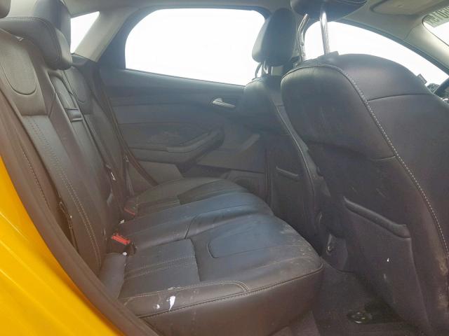 1FAHP3J24CL189311 - 2012 FORD FOCUS TITA YELLOW photo 6