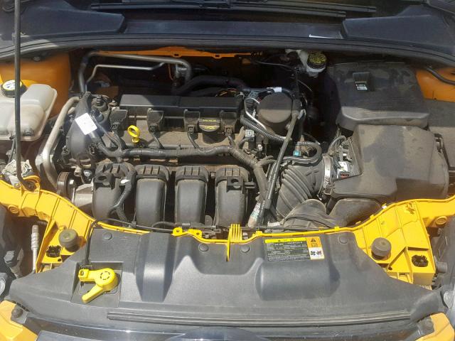 1FAHP3J24CL189311 - 2012 FORD FOCUS TITA YELLOW photo 7