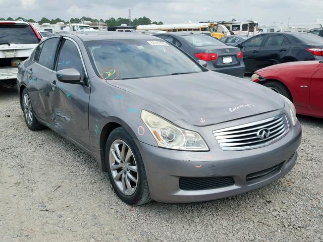 JNKCV61E19M303630 - 2009 INFINITI G37 BASE GRAY photo 1