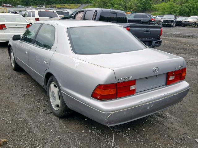 JT8BH28F2X0146513 - 1999 LEXUS LS 400 SILVER photo 3