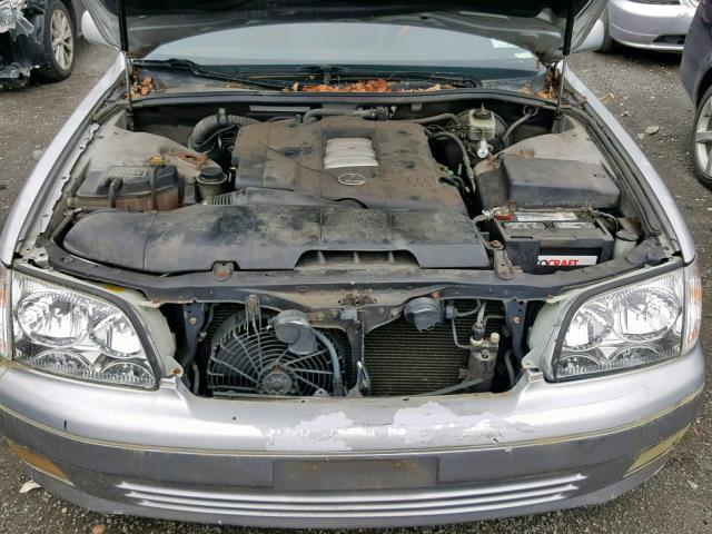 JT8BH28F2X0146513 - 1999 LEXUS LS 400 SILVER photo 7