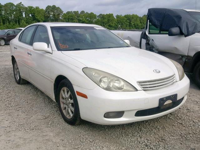 JTHBF30G220031323 - 2002 LEXUS ES 300 WHITE photo 1