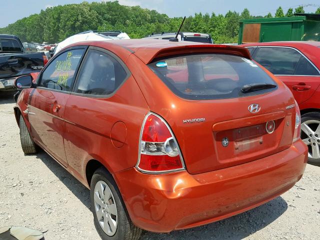 KMHCM3AC7BU189040 - 2011 HYUNDAI ACCENT GL RED photo 3