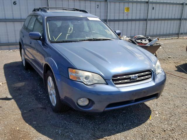 4S4BP62C067342591 - 2006 SUBARU LEGACY OUT BLUE photo 1