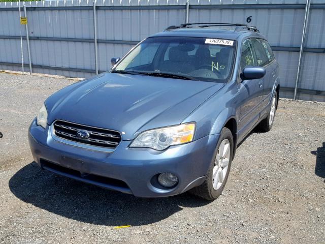 4S4BP62C067342591 - 2006 SUBARU LEGACY OUT BLUE photo 2