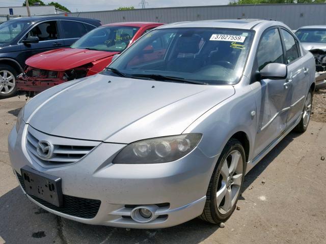 JM1BK323261541467 - 2006 MAZDA 3 S SILVER photo 2