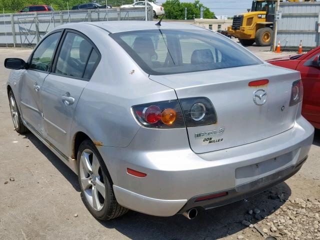 JM1BK323261541467 - 2006 MAZDA 3 S SILVER photo 3