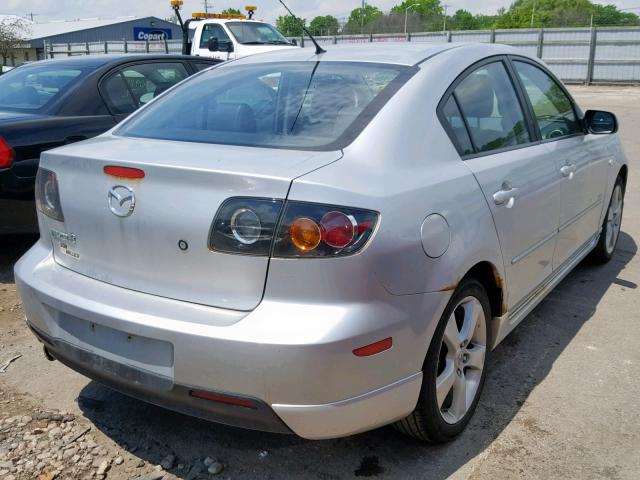 JM1BK323261541467 - 2006 MAZDA 3 S SILVER photo 4