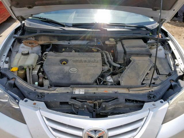 JM1BK323261541467 - 2006 MAZDA 3 S SILVER photo 7