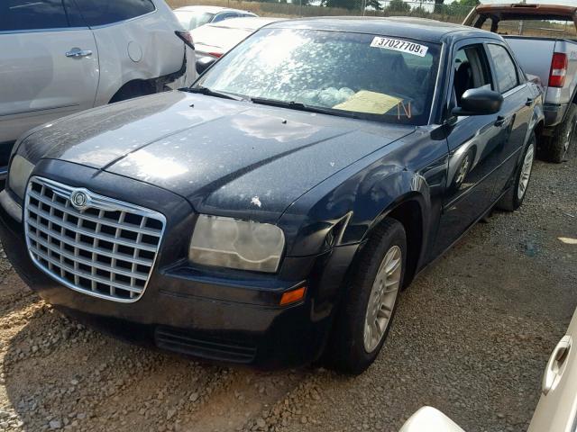 2C3KA43R86H151796 - 2006 CHRYSLER 300 BLACK photo 2