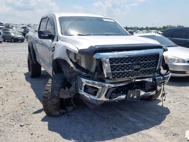 1N6AA1EJ4HN540553 - 2017 NISSAN TITAN S SILVER photo 1