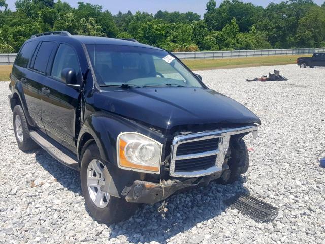 1D4HD48D14F212076 - 2004 DODGE DURANGO SL BLACK photo 1