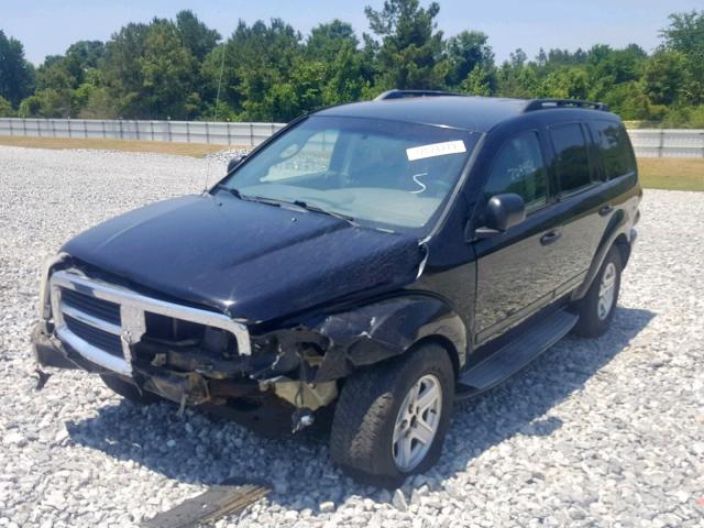 1D4HD48D14F212076 - 2004 DODGE DURANGO SL BLACK photo 2