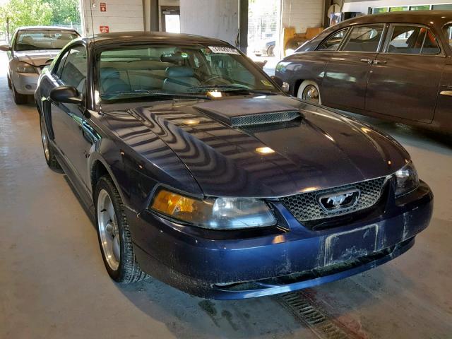 1FAFP42X91F172507 - 2001 FORD MUSTANG GT BLUE photo 1