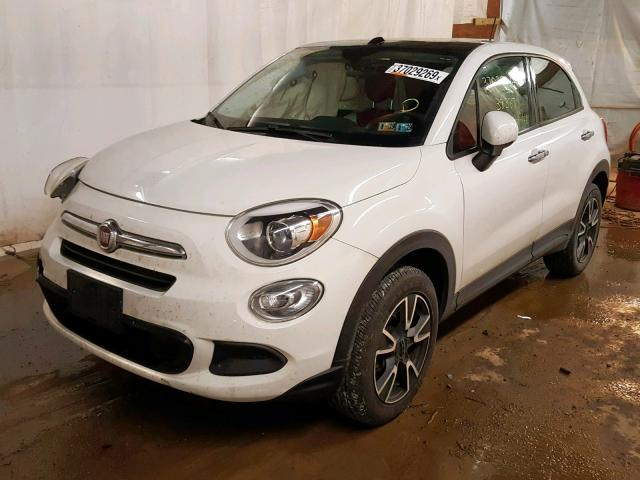 ZFBCFYBT4GP384094 - 2016 FIAT 500X EASY WHITE photo 2