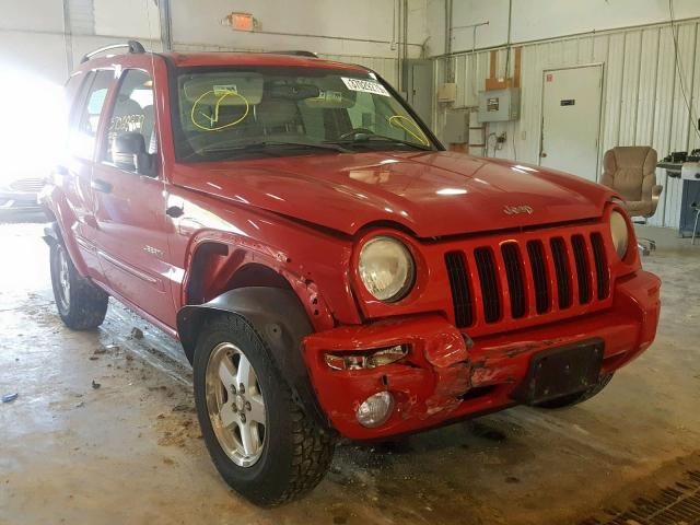 1J4GL58K14W208054 - 2004 JEEP LIBERTY LI RED photo 1