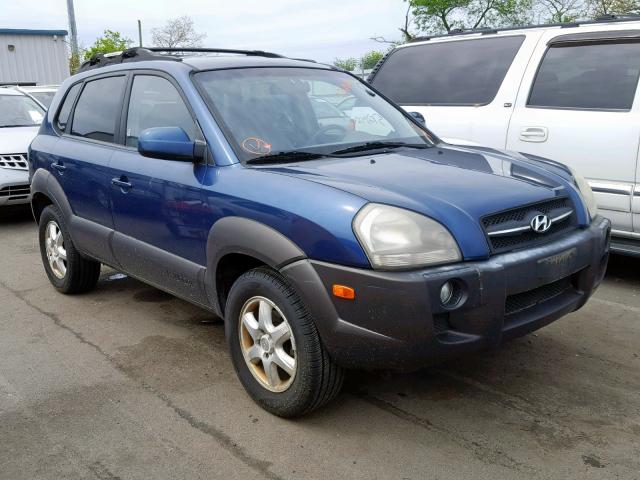 KM8JN12D25U184588 - 2005 HYUNDAI TUCSON GLS BLUE photo 1