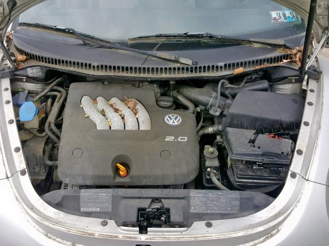 3VWBB61C1WM051430 - 1998 VOLKSWAGEN NEW BEETLE ვერცხლისფერი ფოტო 7