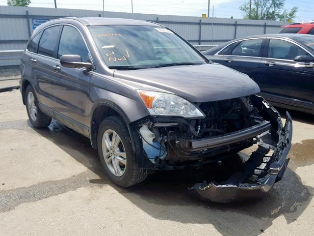 5J6RE4H70AL059240 - 2010 HONDA CR-V EXL GRAY photo 1