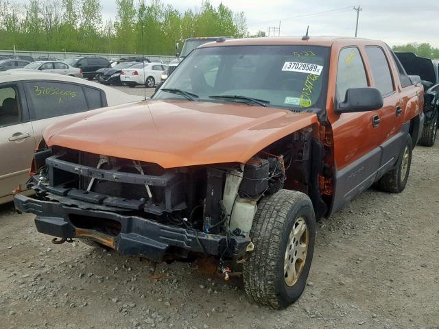 3GNEK12Z45G248084 - 2005 CHEVROLET AVALANCHE ORANGE photo 2