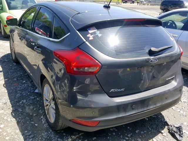 1FADP3N20HL279569 - 2017 FORD FOCUS TITA GRAY photo 3