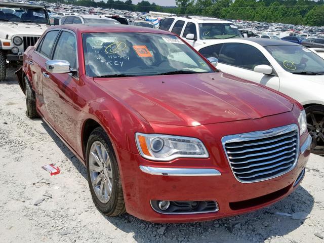 2C3CA6CT9BH529968 - 2011 CHRYSLER 300C RED photo 1