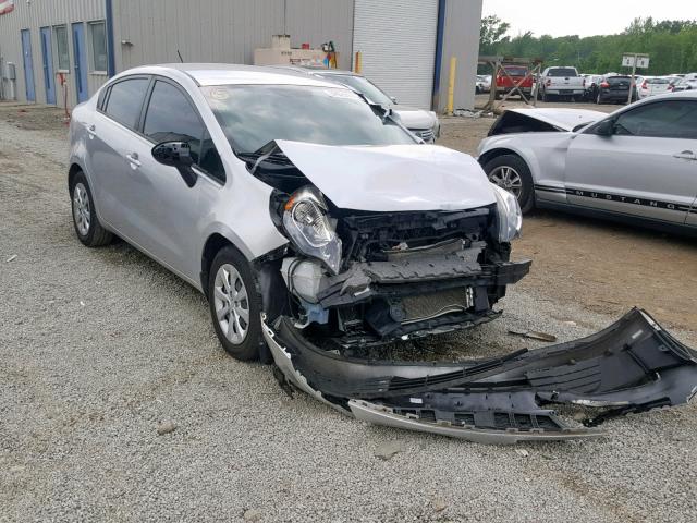 KNADM4A35G6676759 - 2016 KIA RIO LX SILVER photo 1