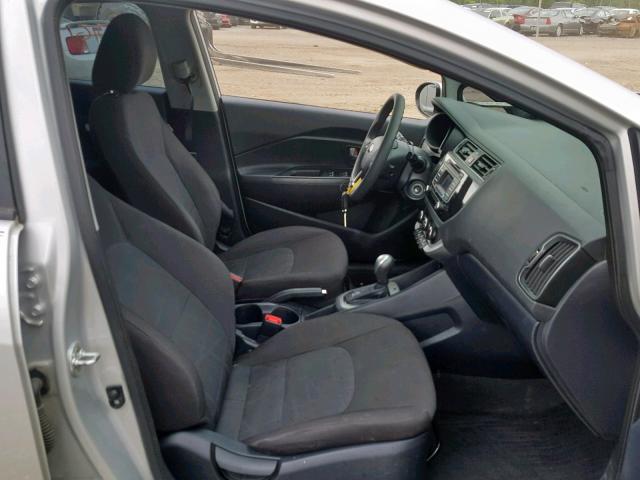 KNADM4A35G6676759 - 2016 KIA RIO LX SILVER photo 5