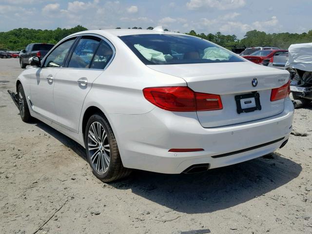 WBAJE5C57JWA94614 - 2018 BMW 540 I WHITE photo 3