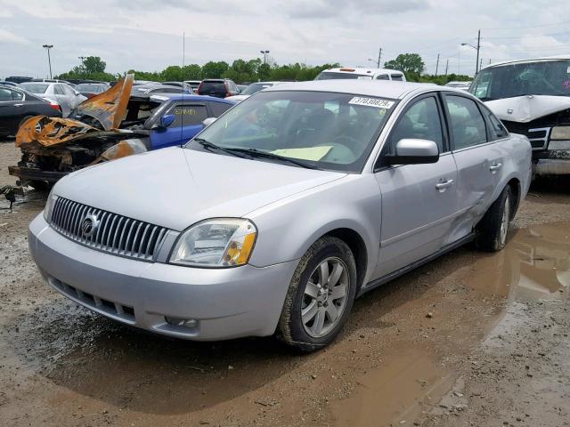 1MEFM41195G623952 - 2005 MERCURY MONTEGO LU SILVER photo 2