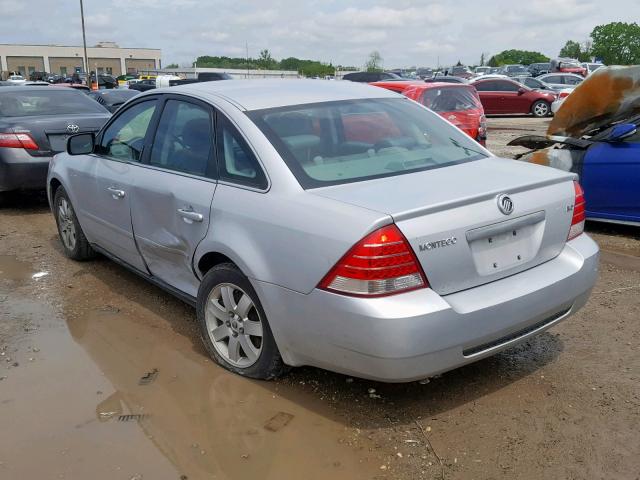 1MEFM41195G623952 - 2005 MERCURY MONTEGO LU SILVER photo 3