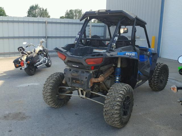 4XAVDE997FB954015 - 2015 POLARIS RZR XP 100 BLUE photo 4