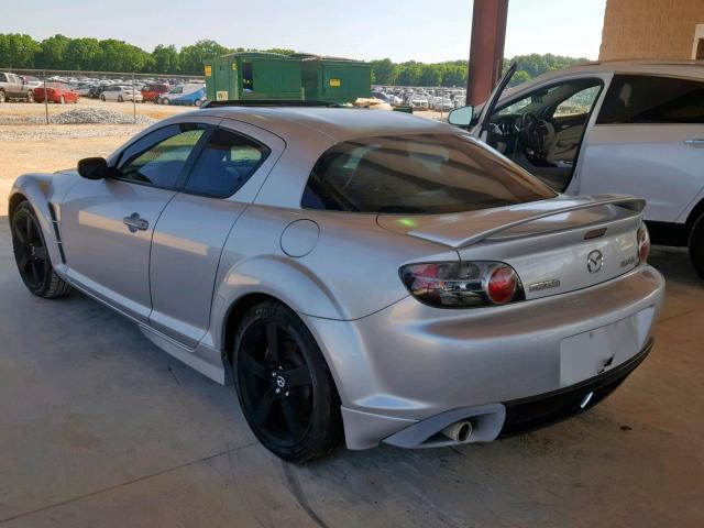 JM1FE17N040103296 - 2004 MAZDA RX8 SILVER photo 3