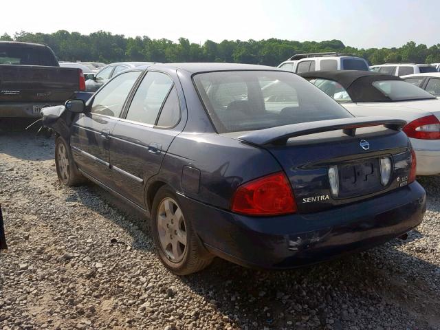 3N1CB51D05L581647 - 2005 NISSAN SENTRA 1.8 BLUE photo 3