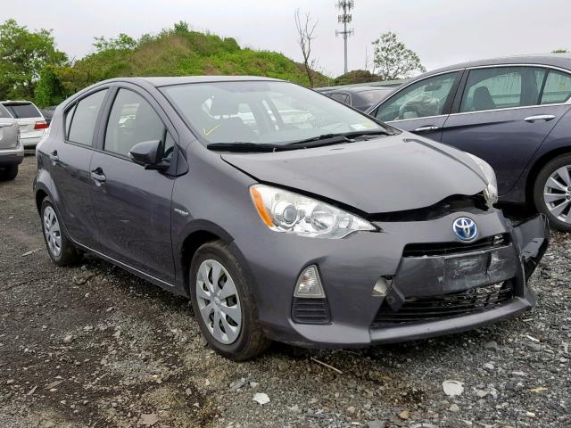 JTDKDTB35C1524944 - 2012 TOYOTA PRIUS C GRAY photo 1