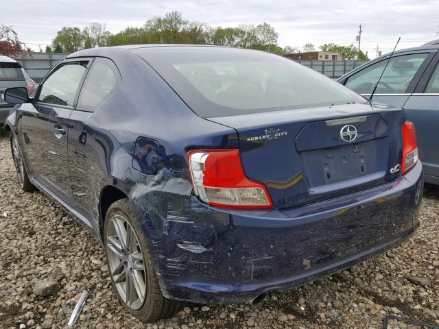 JTKJF5C74D3047151 - 2013 TOYOTA SCION TC ლურჯი ფოტო 3