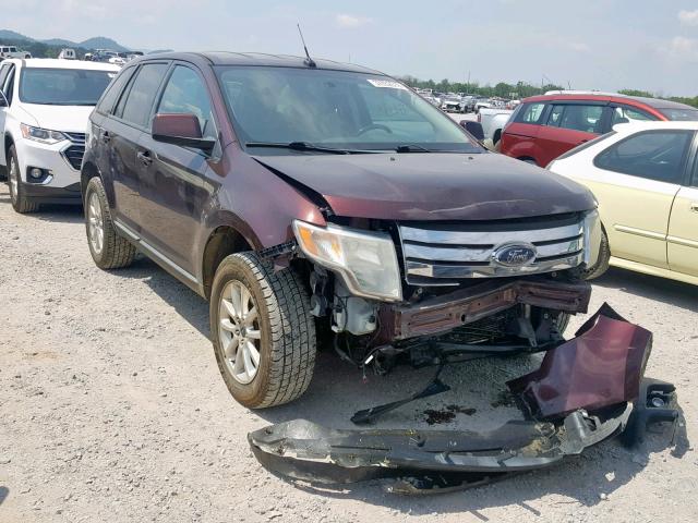 2FMDK3JC7ABA55708 - 2010 FORD EDGE SEL BURGUNDY photo 1