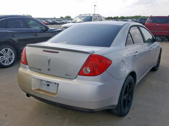 1G2ZH57N294107575 - 2009 PONTIAC G6 GT SILVER photo 4